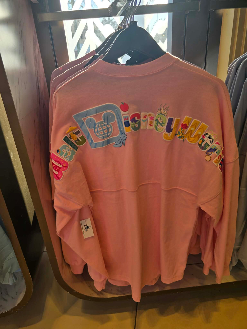 Walt Disney World Princess Icons Character Pink Spirit Jersey