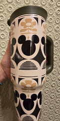 Mickey Icons & Flowers Disney Parks Tumbler 30 oz.