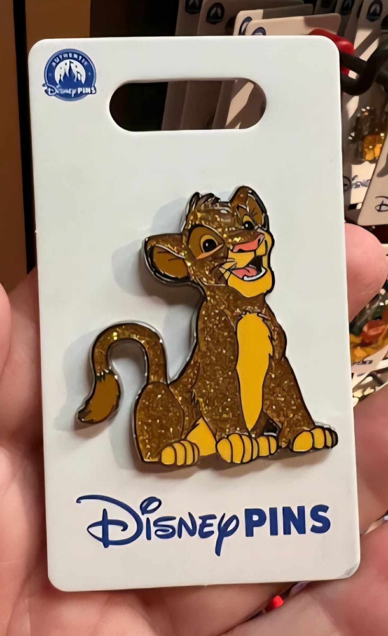 Glitter Simba Lion King Disney Pin