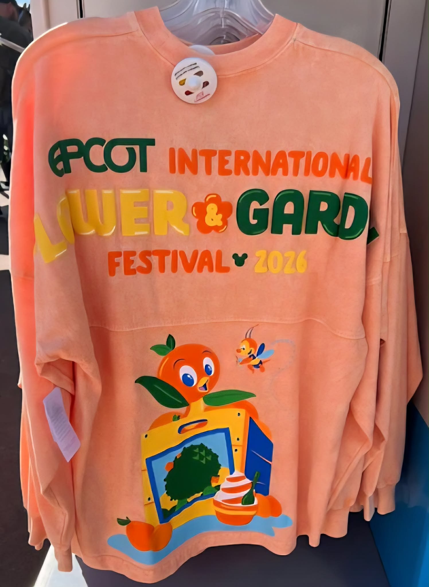 Orange Bird 2026 Epcot Flower & Garden Festival Adult Spirit Jersey