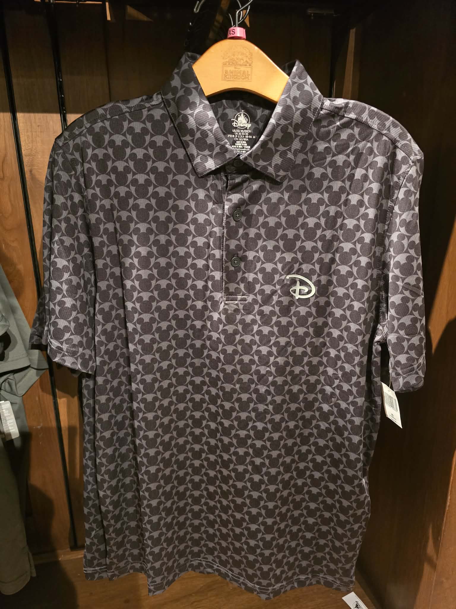 Disney Mickey Icon Pattern Polo Shirt