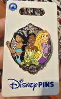 Disney Park Princess Pin - Tiana, Rapunzel & Jasmine