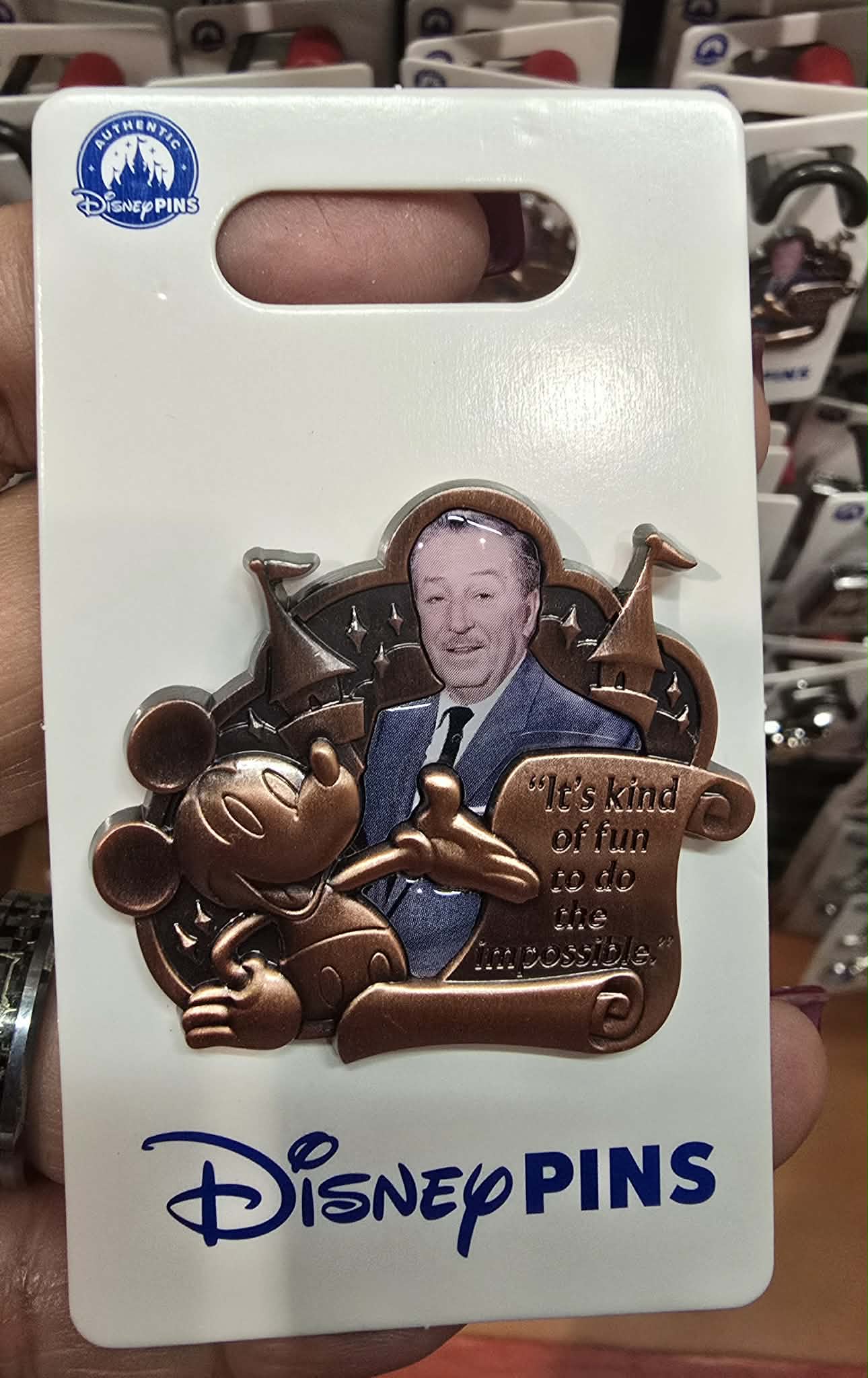 Mickey Mouse & Walt Disney Pin