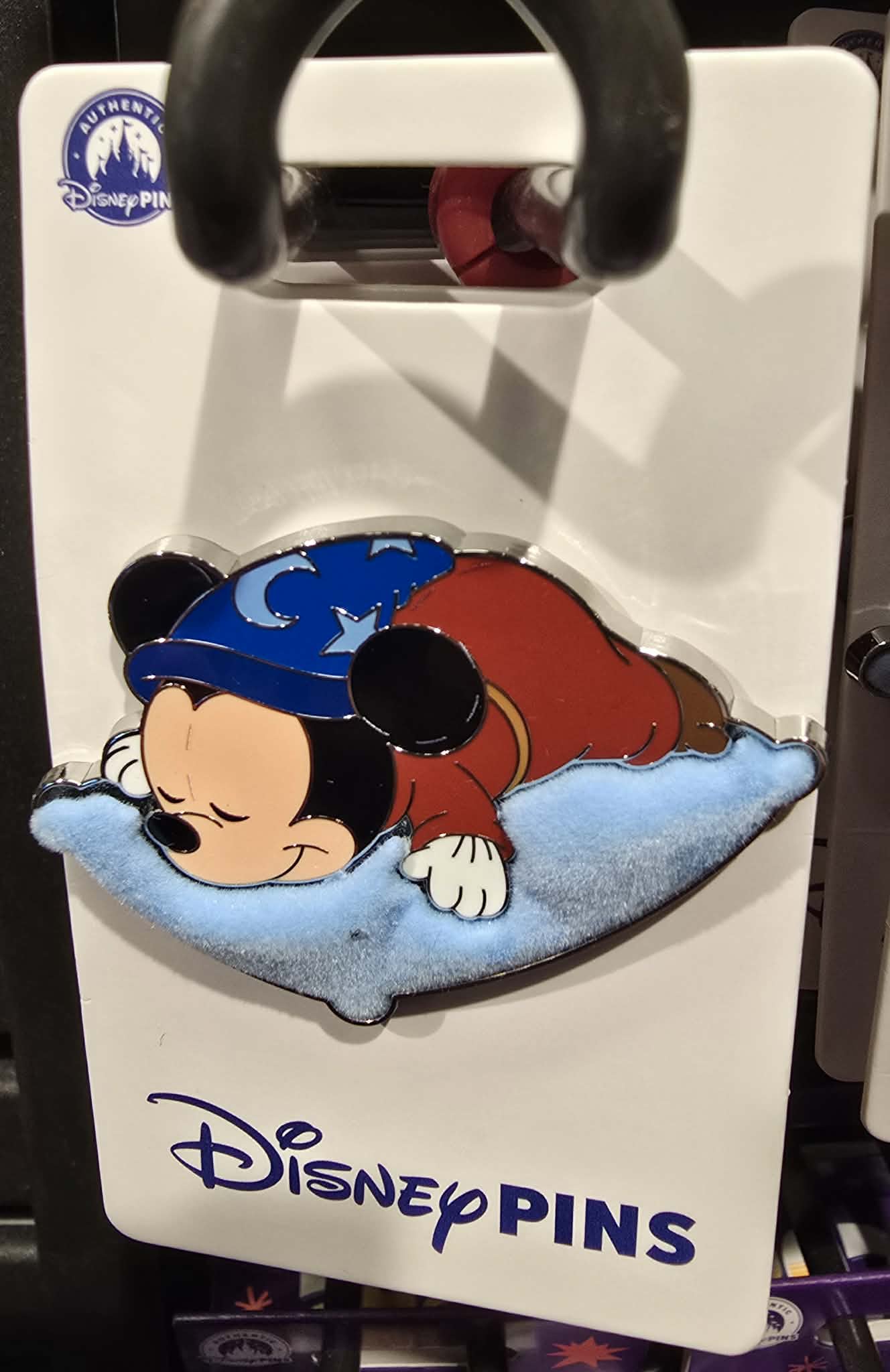 Mickey Sleeping on a Pillow Disney Pin