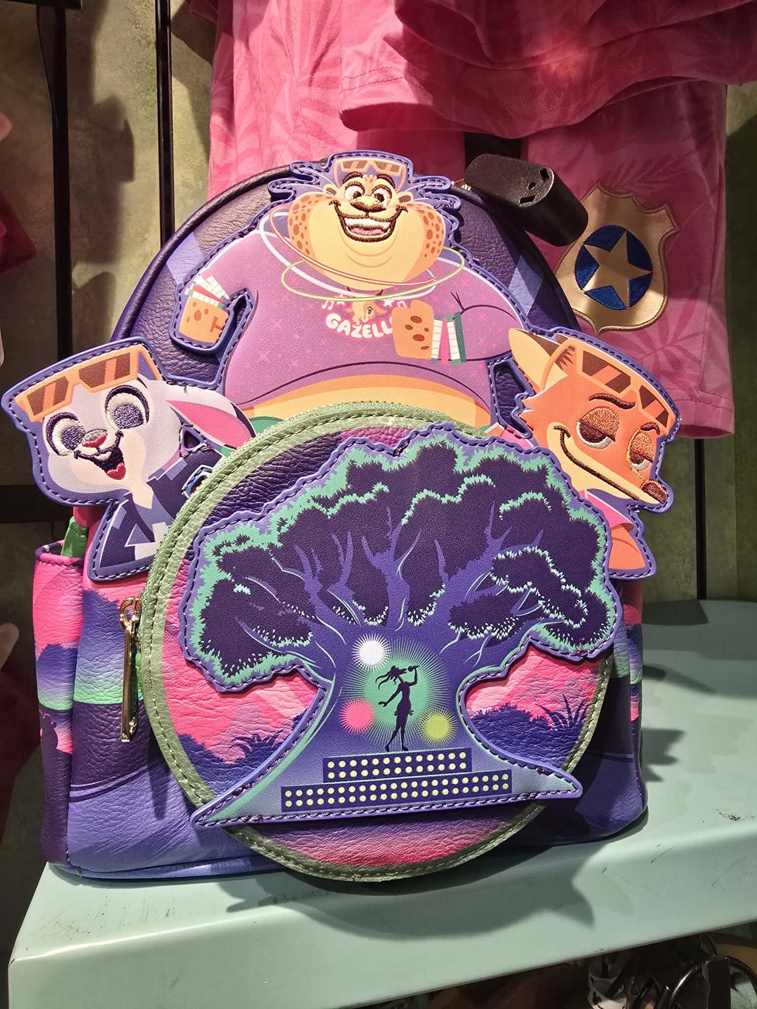 Disney Parks Zootopia: Better Together Attraction Loungefly Mini Backpack