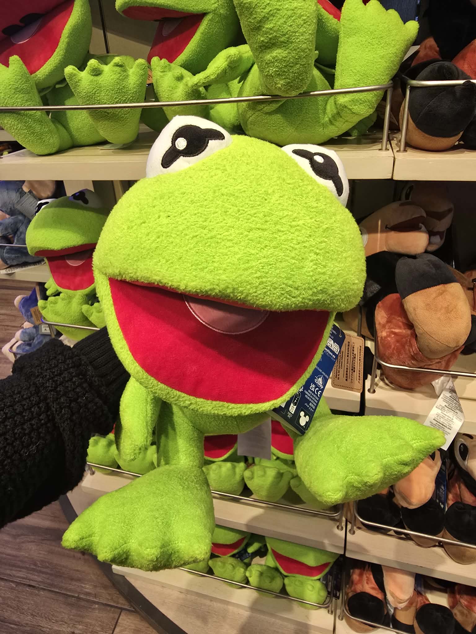 Kermit Big Feet Disney Plush