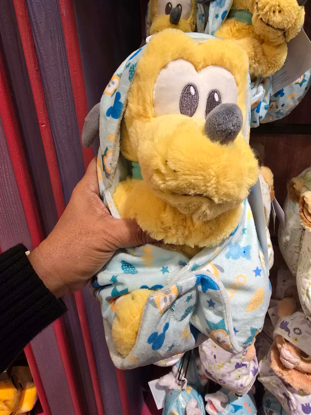Disney Baby Pluto Swaddled Plush - Mickey Mouse