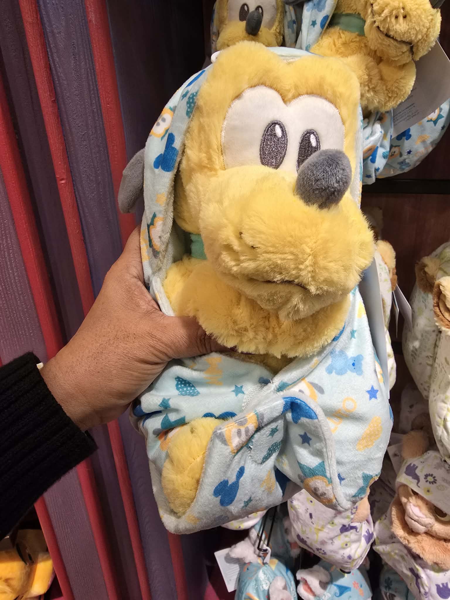 Disney Baby Pluto Swaddled Plush - Mickey Mouse