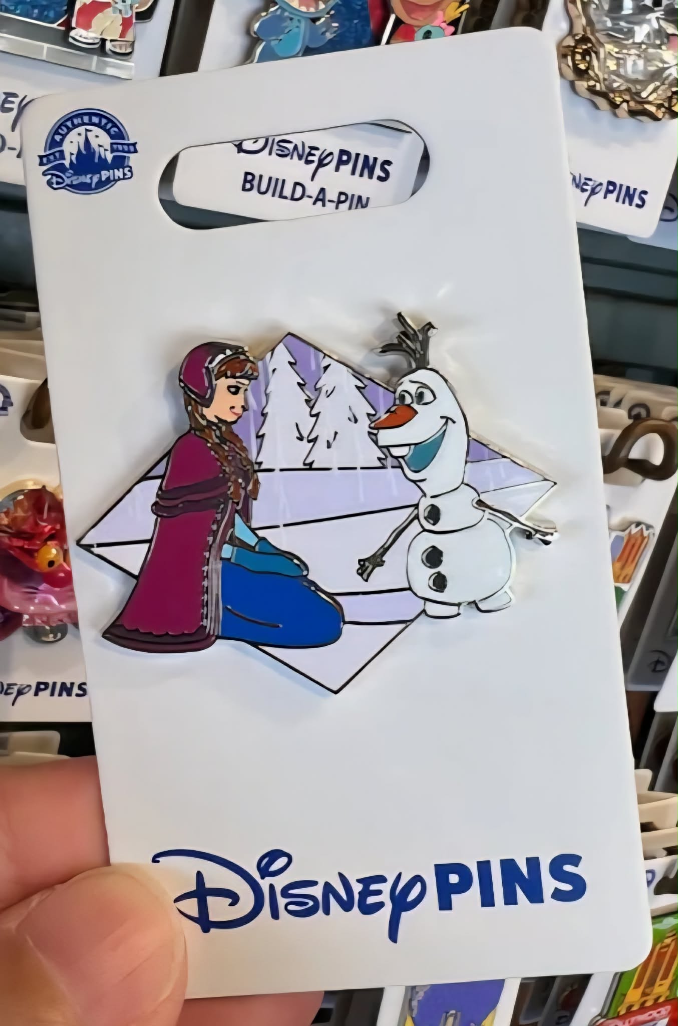 Anna & Olaf Frozen Disney Pin