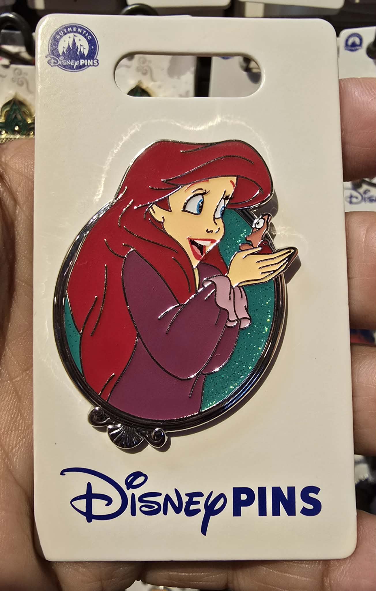 Ariel and Sebastian Pin