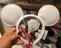 White Mickey Mouse Autograph Ears Headband