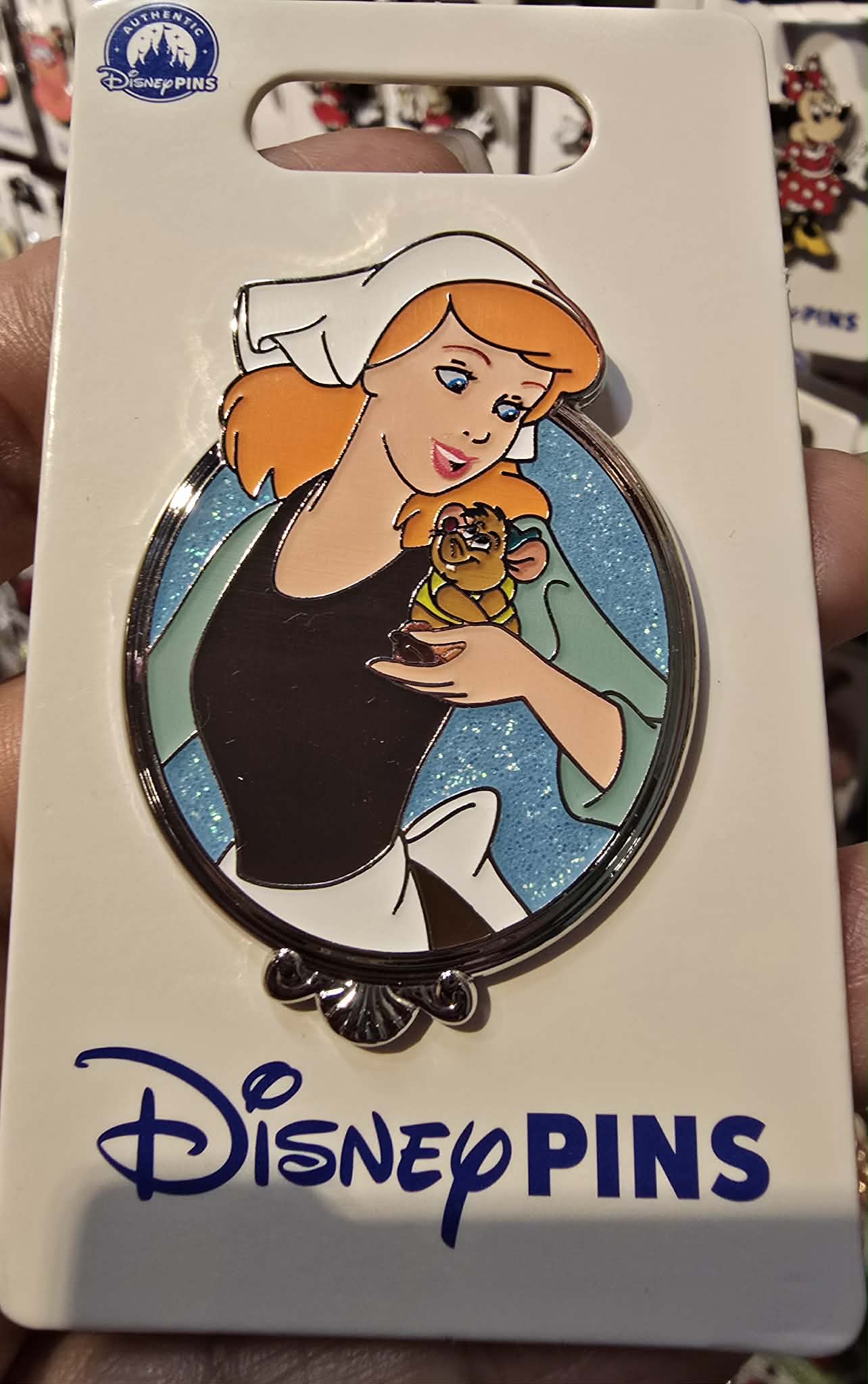 Princess Cinderella and Gus Pin - Portrait