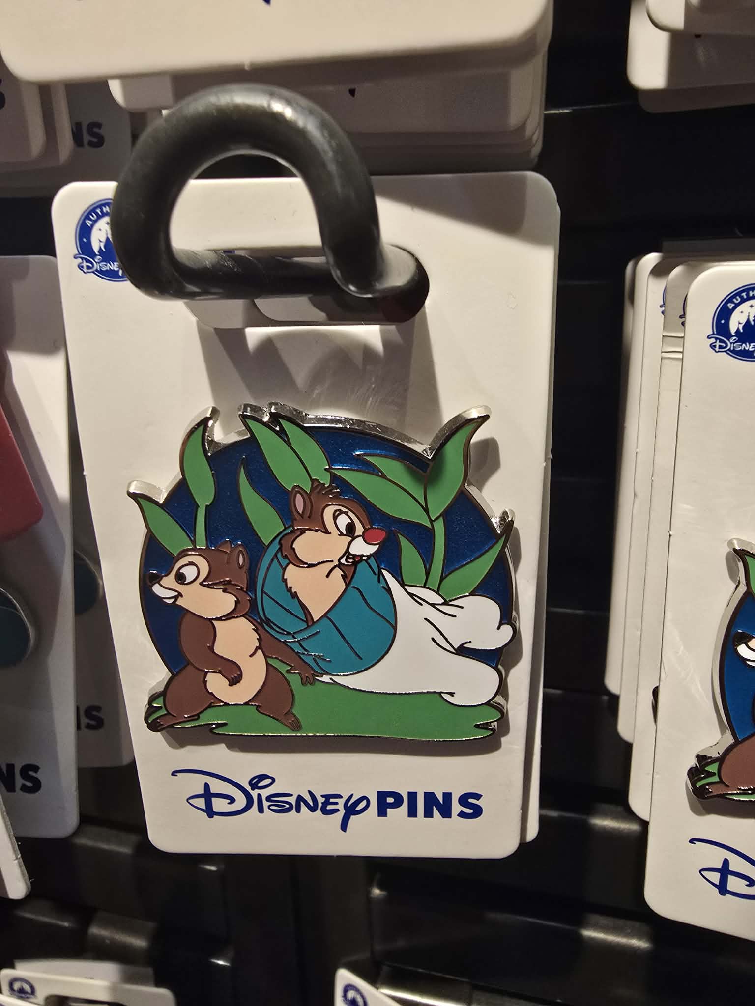 Disney Parks Chip and Dale in Gardening Glove Pin