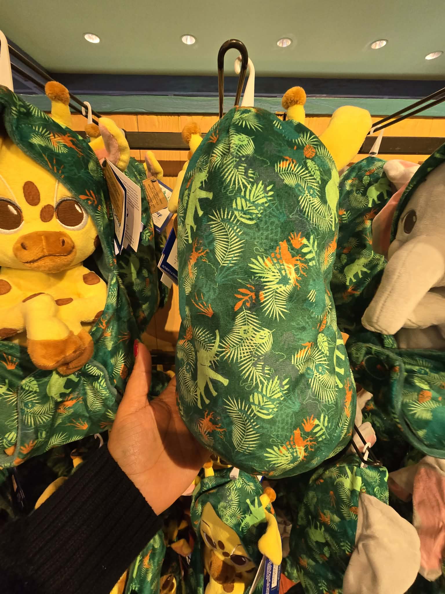 Disney Parks Animal Kingdom Baby Elephant Plush Hooded Blanket