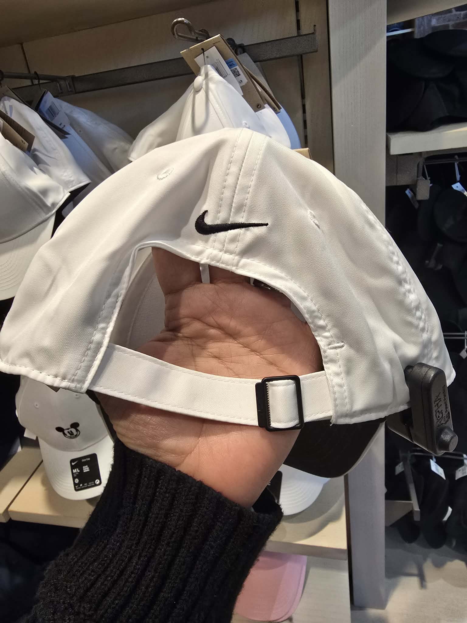 White Nike Pixar Baseball Cap Luxo Jr Pixar Ball