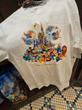 Disney Cinderella Castle Characters T-Shirt