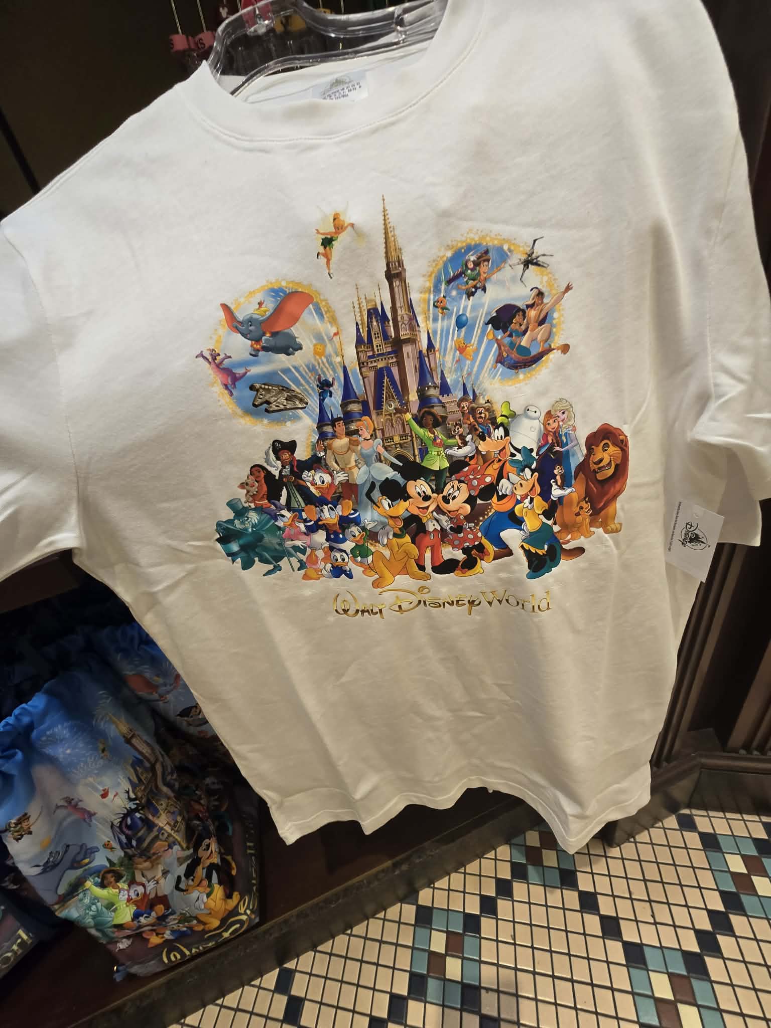 Disney Cinderella Castle Characters T-Shirt