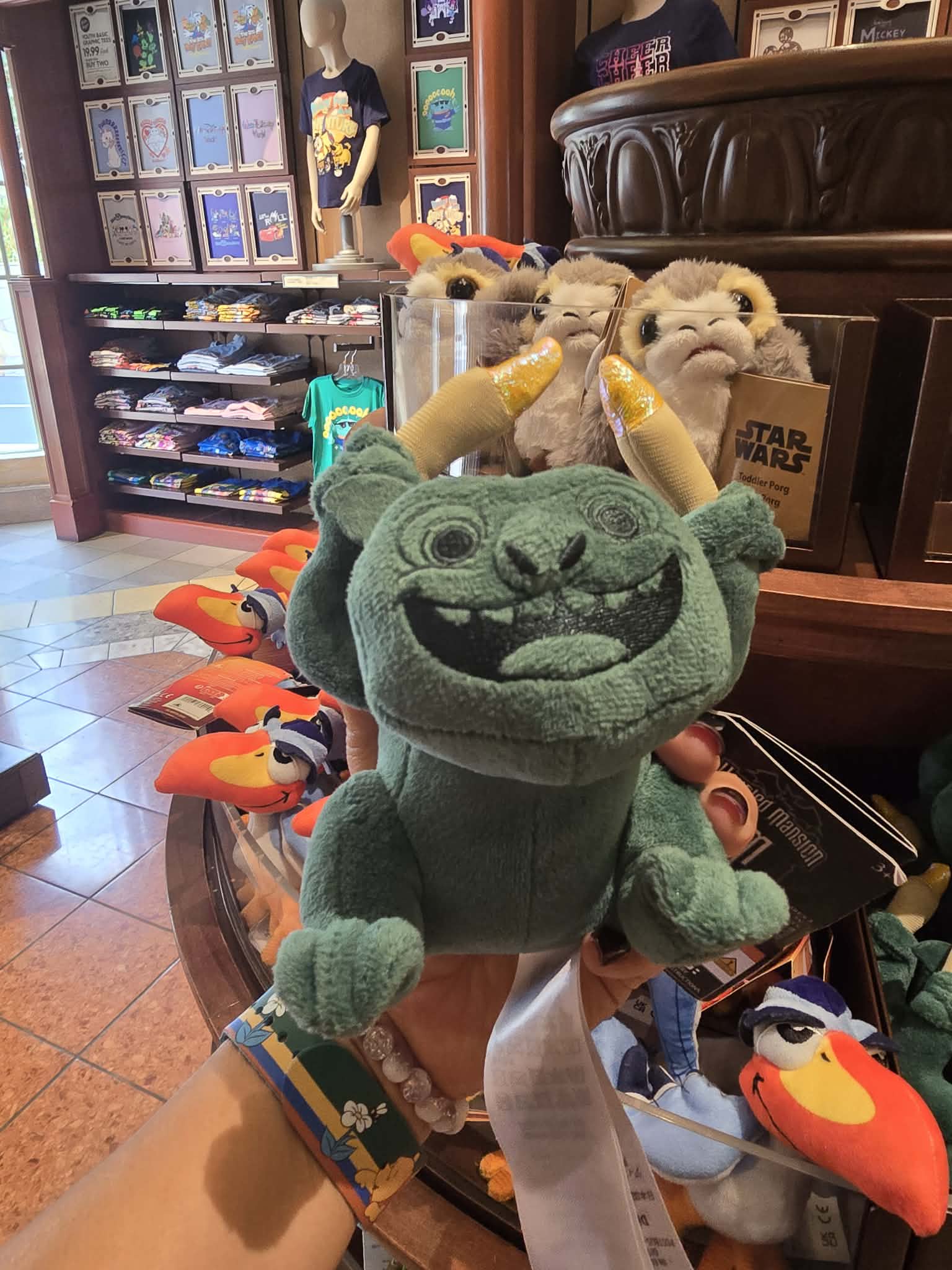 Disney Haunted Mansion Gargoyle Magnetic Shoulder Plush
