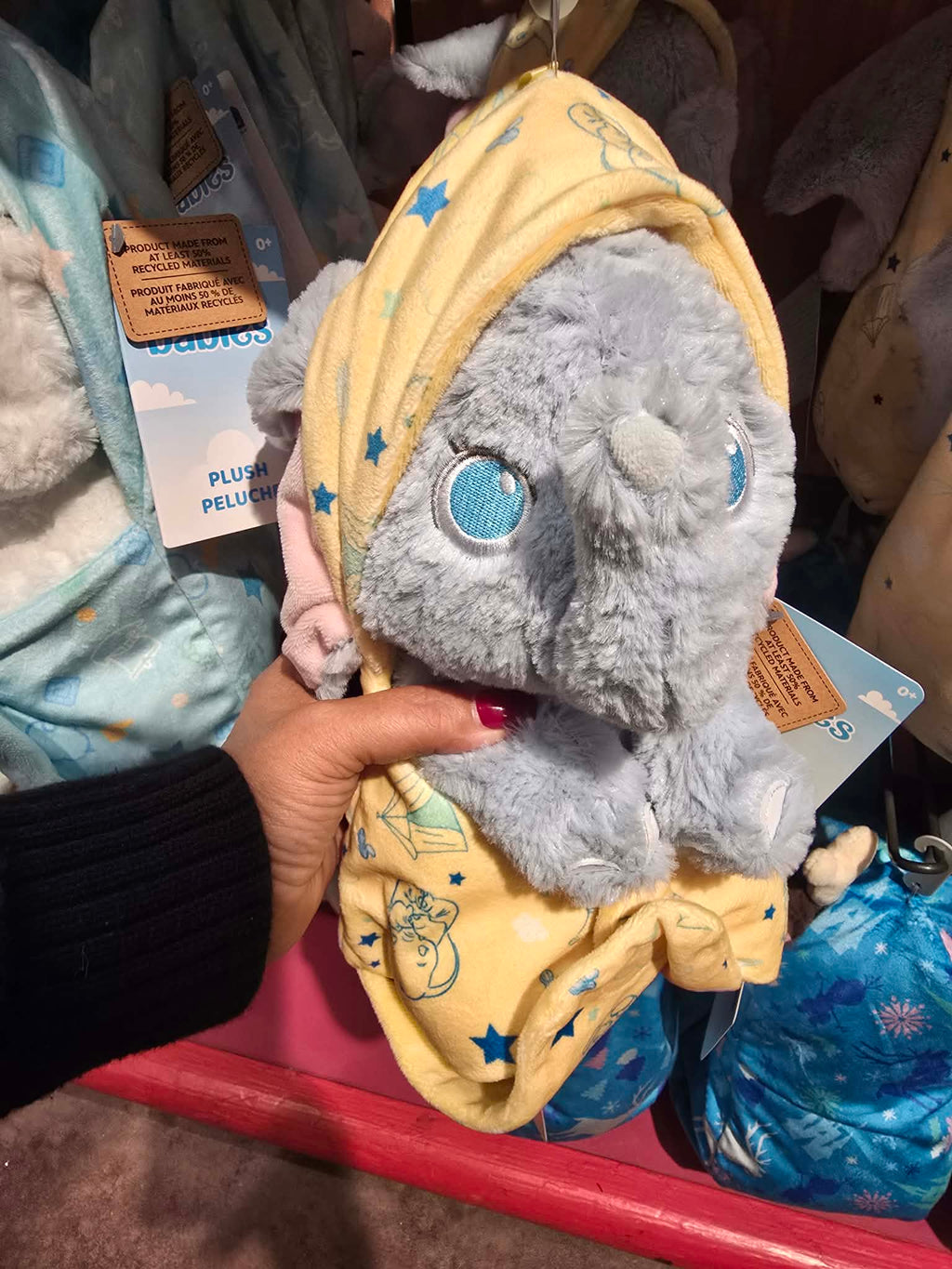 Disney Baby Dumbo Swaddled Plush
