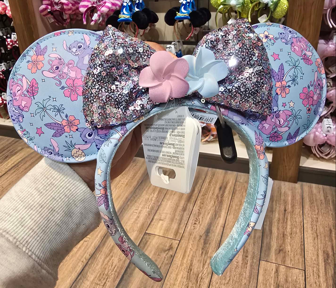 Stitch & Angel Minnie Mouse Ears Headband