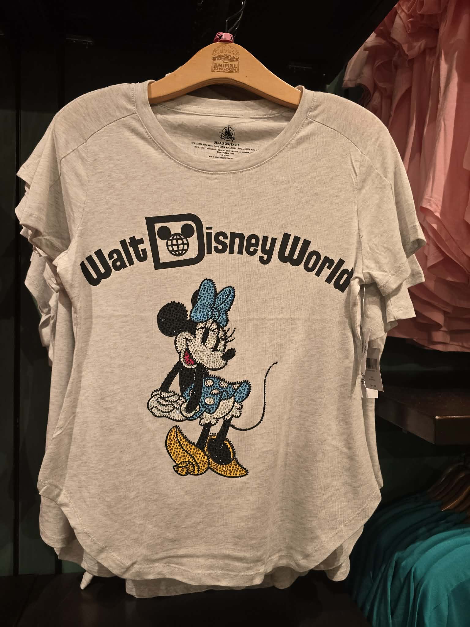 Minnie Mouse Rhinestone Graphic T-Shirt