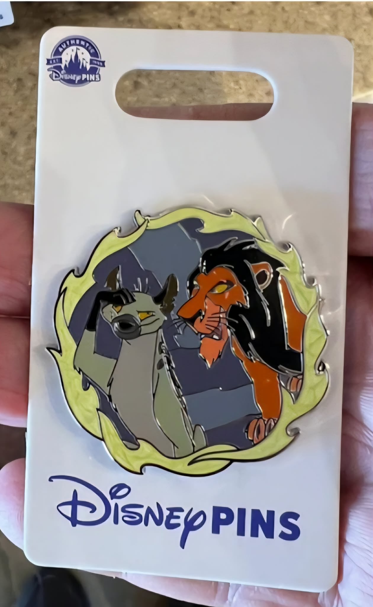 Scar & Ed Lion King Disney Pin