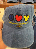 Disney Peace Love Mickey Baseball Cap