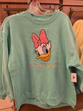 Walt Disney World Daisy Duck Fleece Adult Sweatshirt