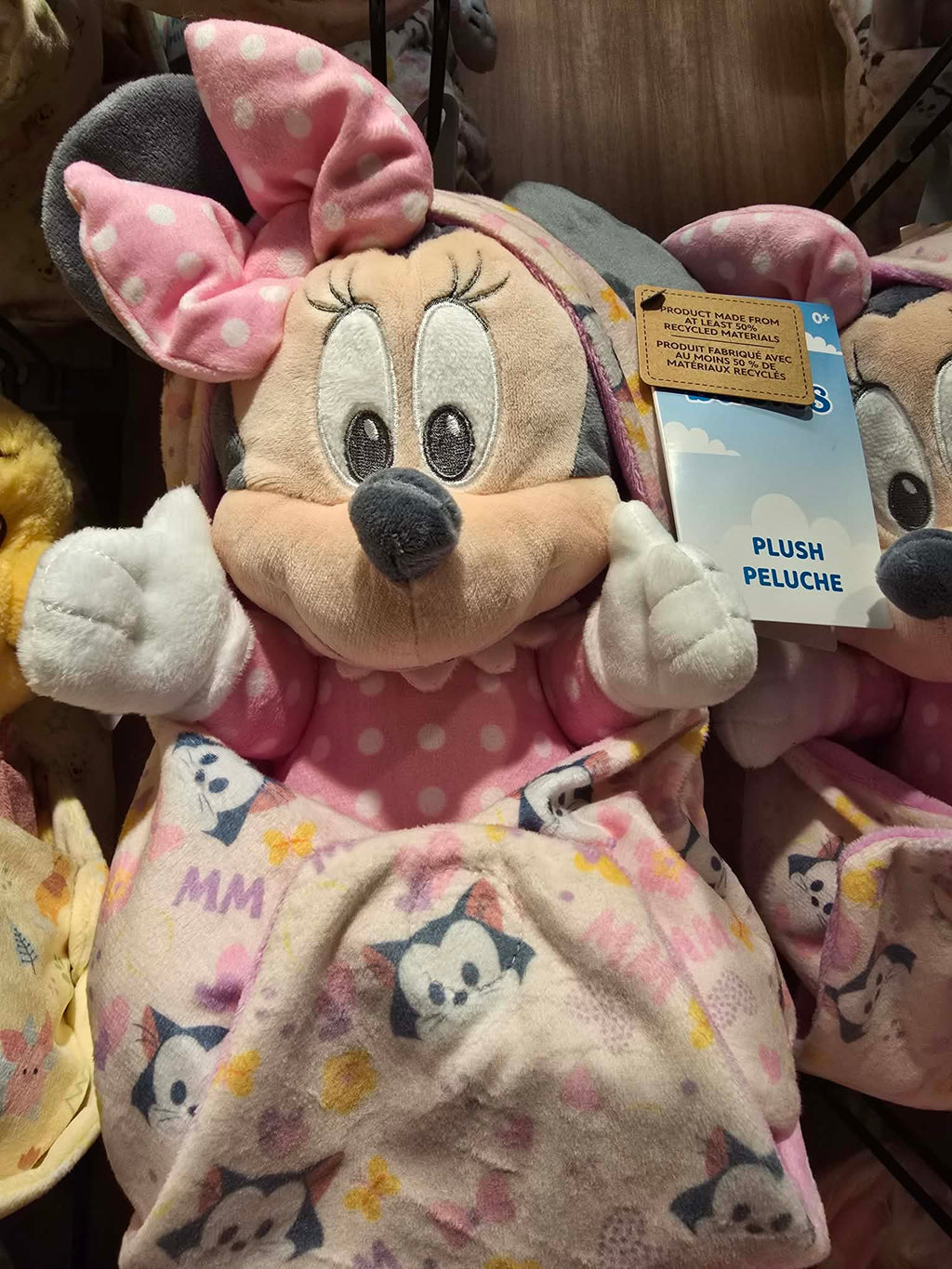 Disney Baby Minnie Mouse Swaddled Plush