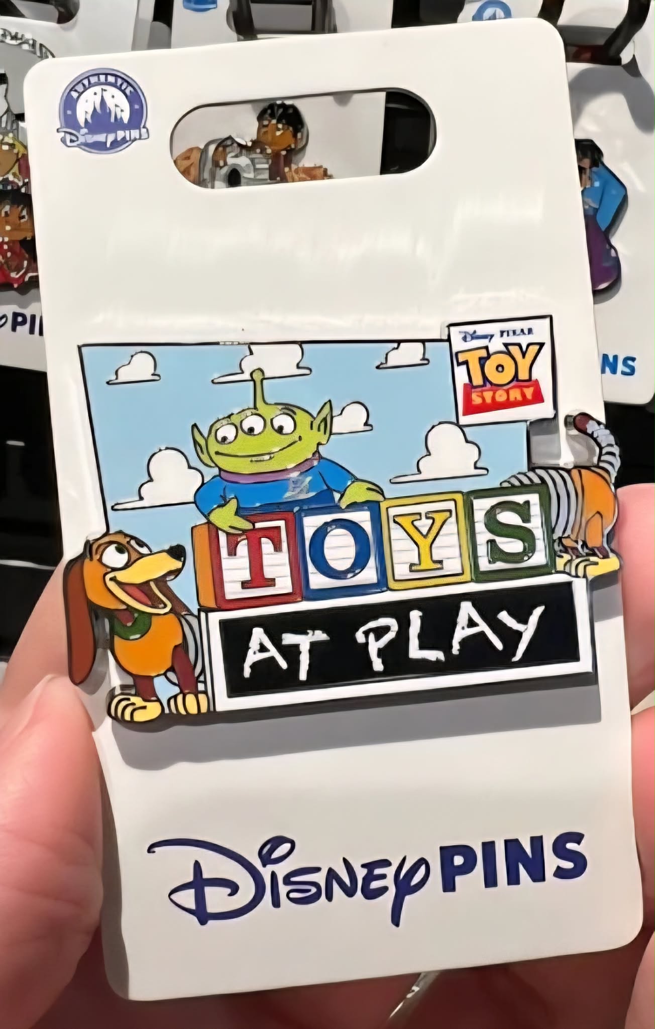 Slinky Dog & Alien Toys at Play Toy Story Disney Pin