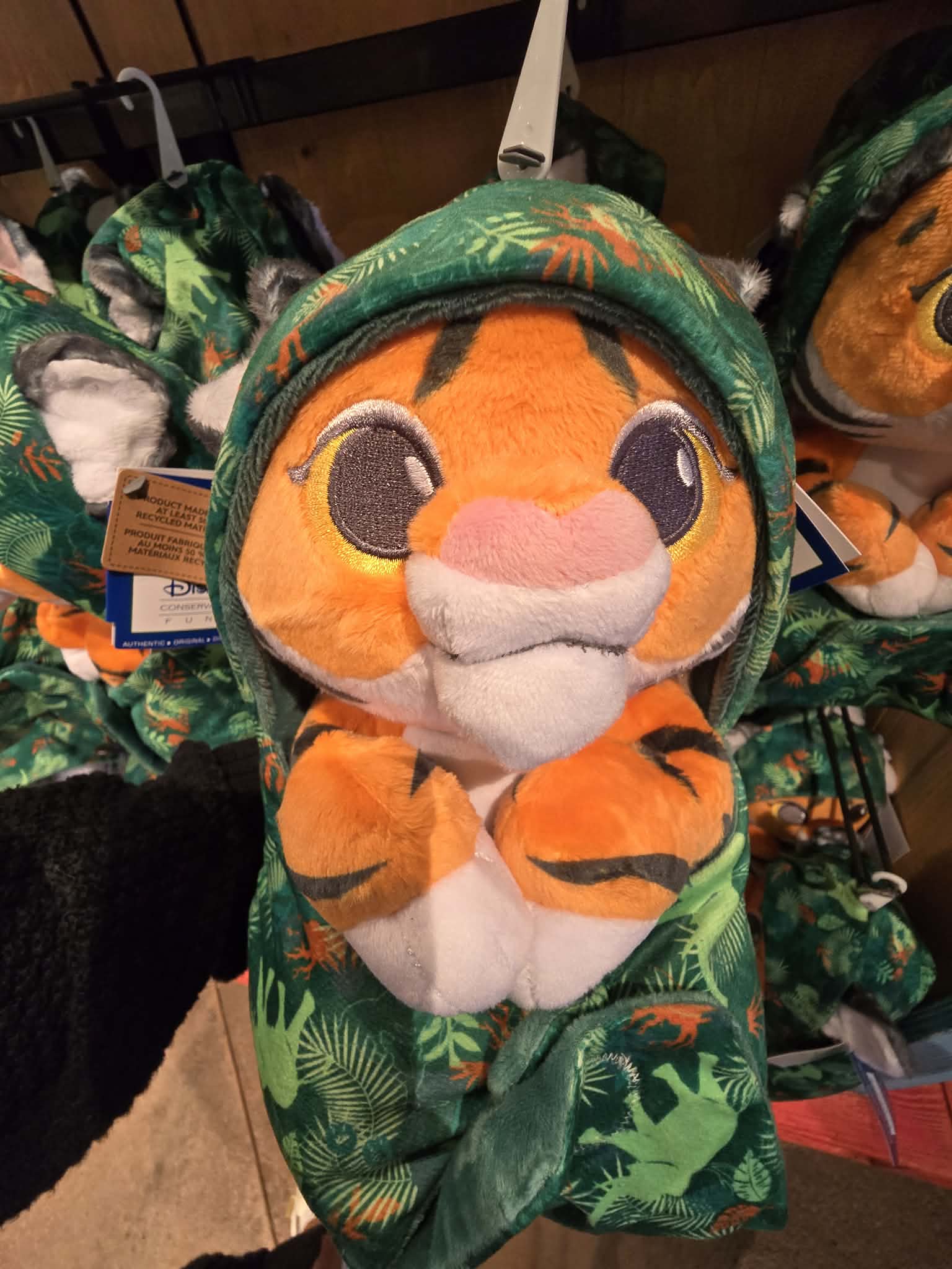 Disney Parks Animal Kingdom Baby Tiger Plush Blanket