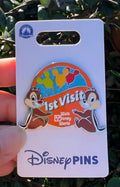 Chip & Dale Walt Disney World First Visit Disney Pin