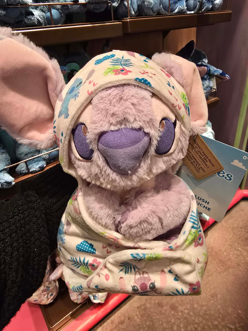 Disney Baby Angel Swaddled Plush - Lilo & Stitch