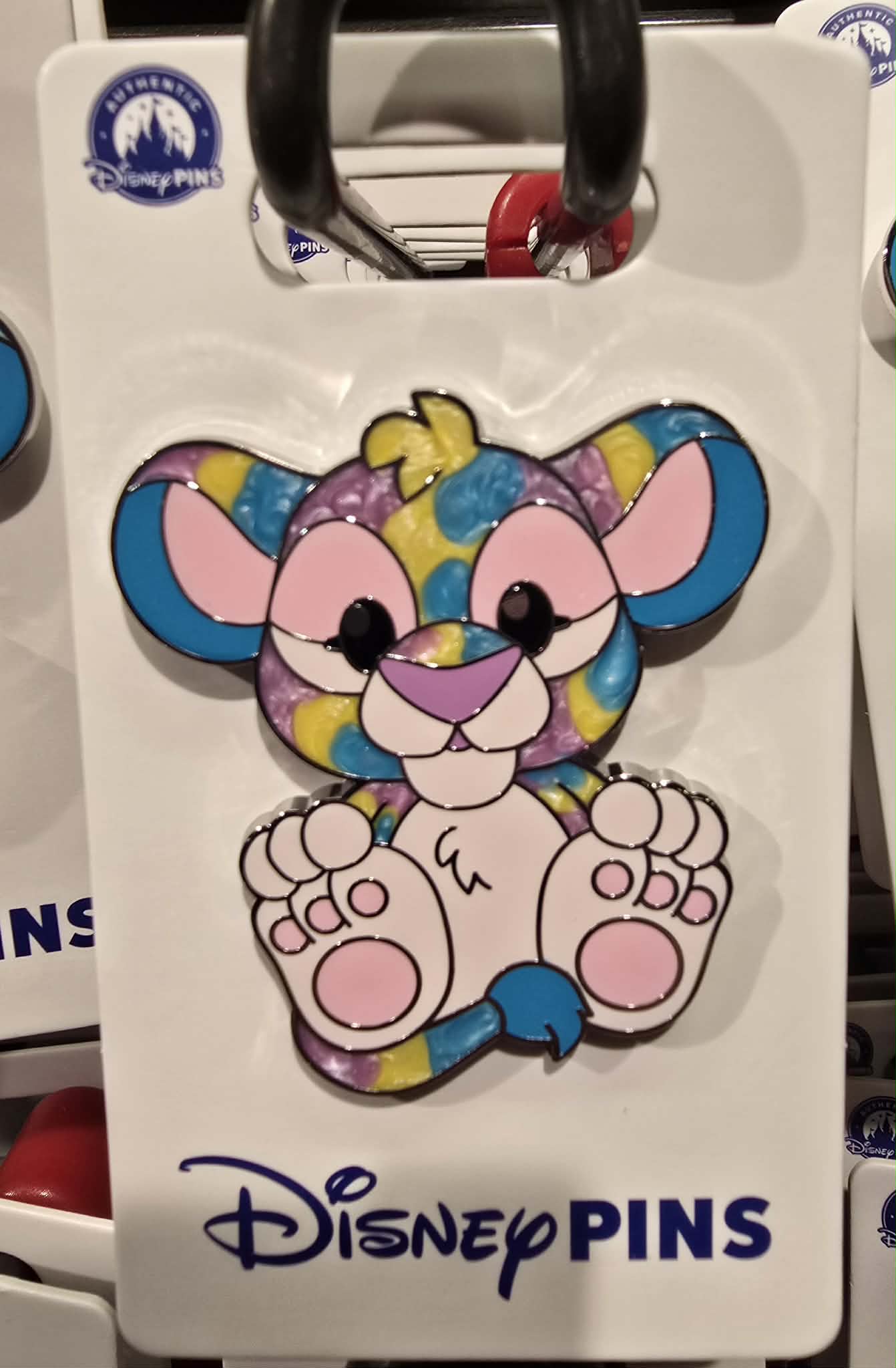 Simba Pastel Big Feet Disney Pin
