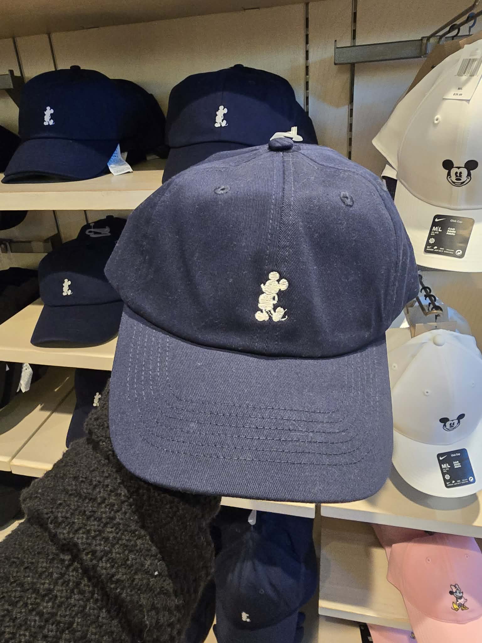Disney Navy Blue Mickey Mouse Embroidered Dad Hat