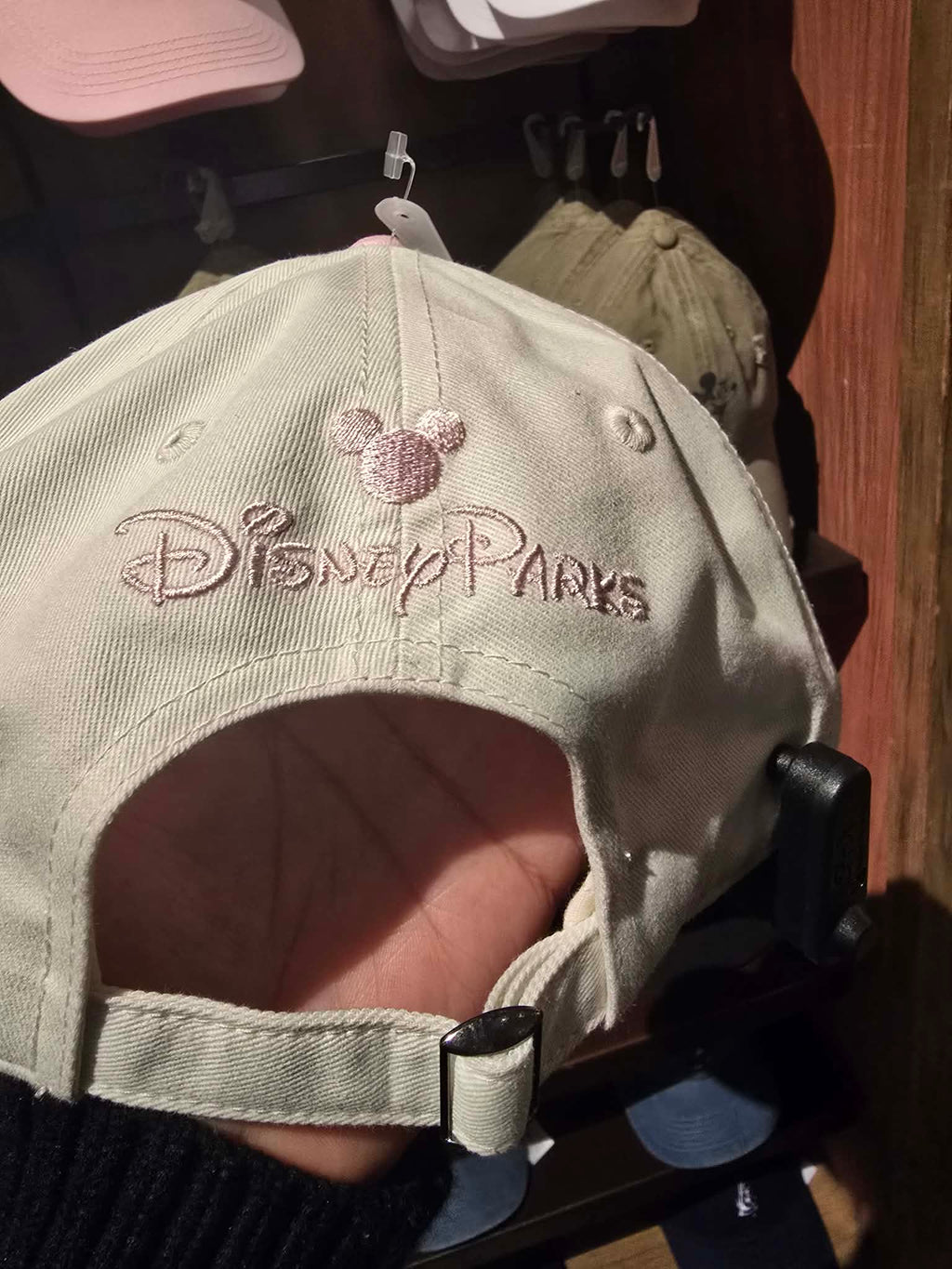 Pink Ribbon Disney Girly Disney Parks Baseball Cap
