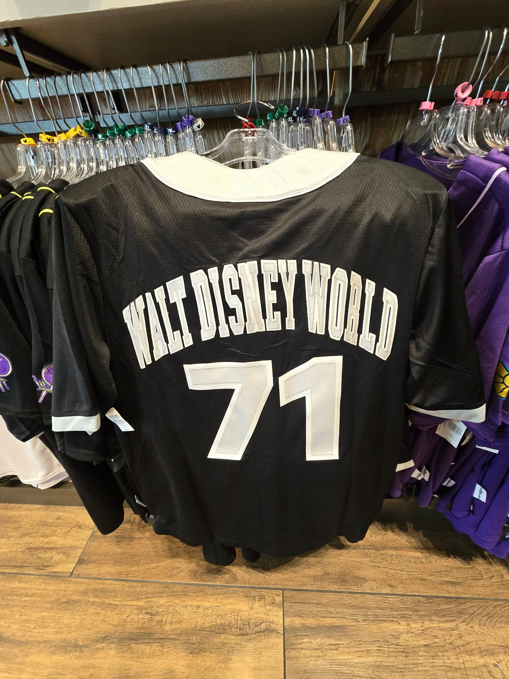 Disney Baseball Jersey - Castle Silhouette Sleeve #71