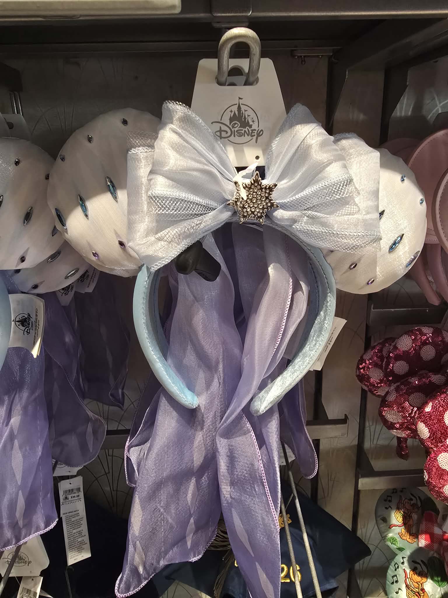 Elsa Minnie Mouse Ears Headband