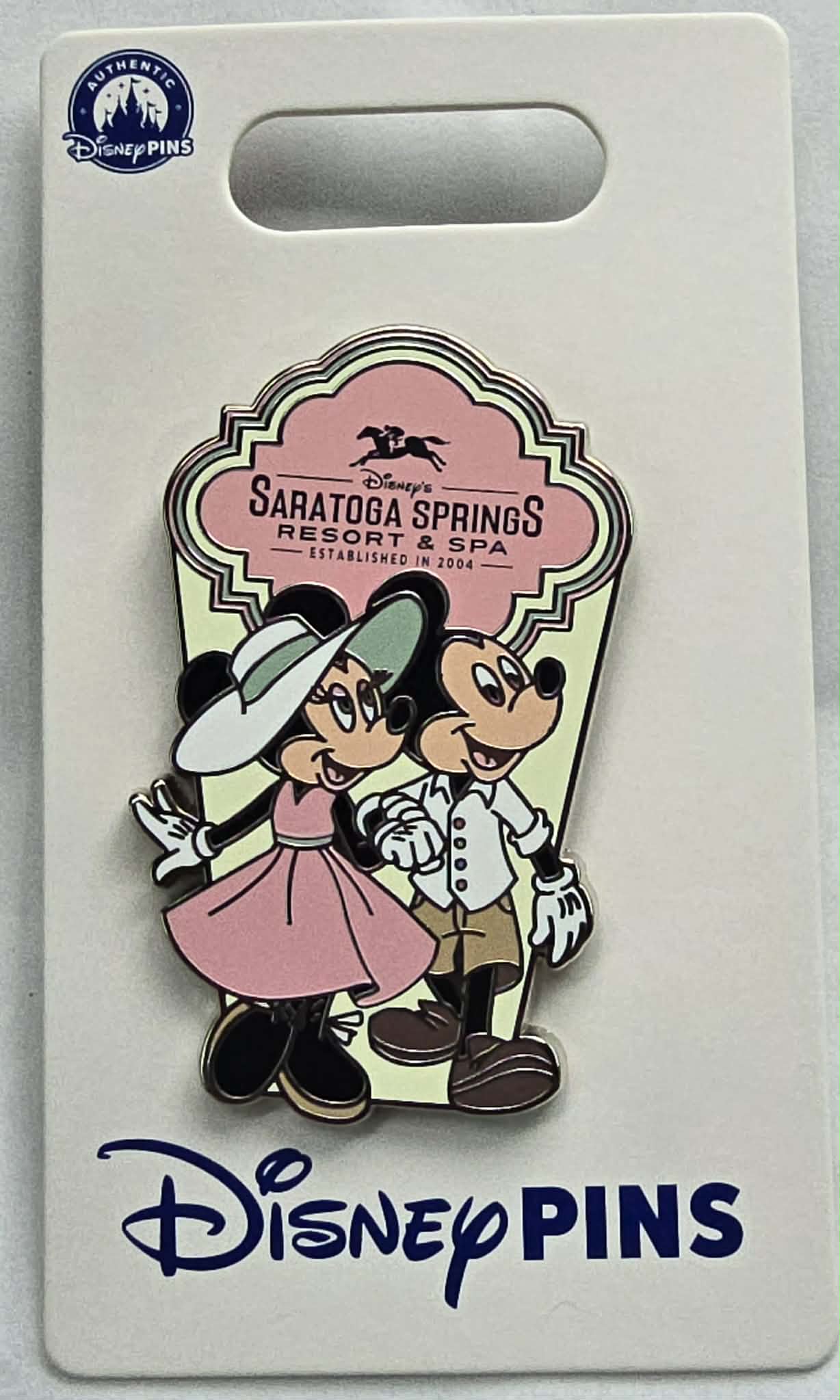 Disney World Saratoga Springs Resort & Spa Pin - Mickey and Minnie Mouse
