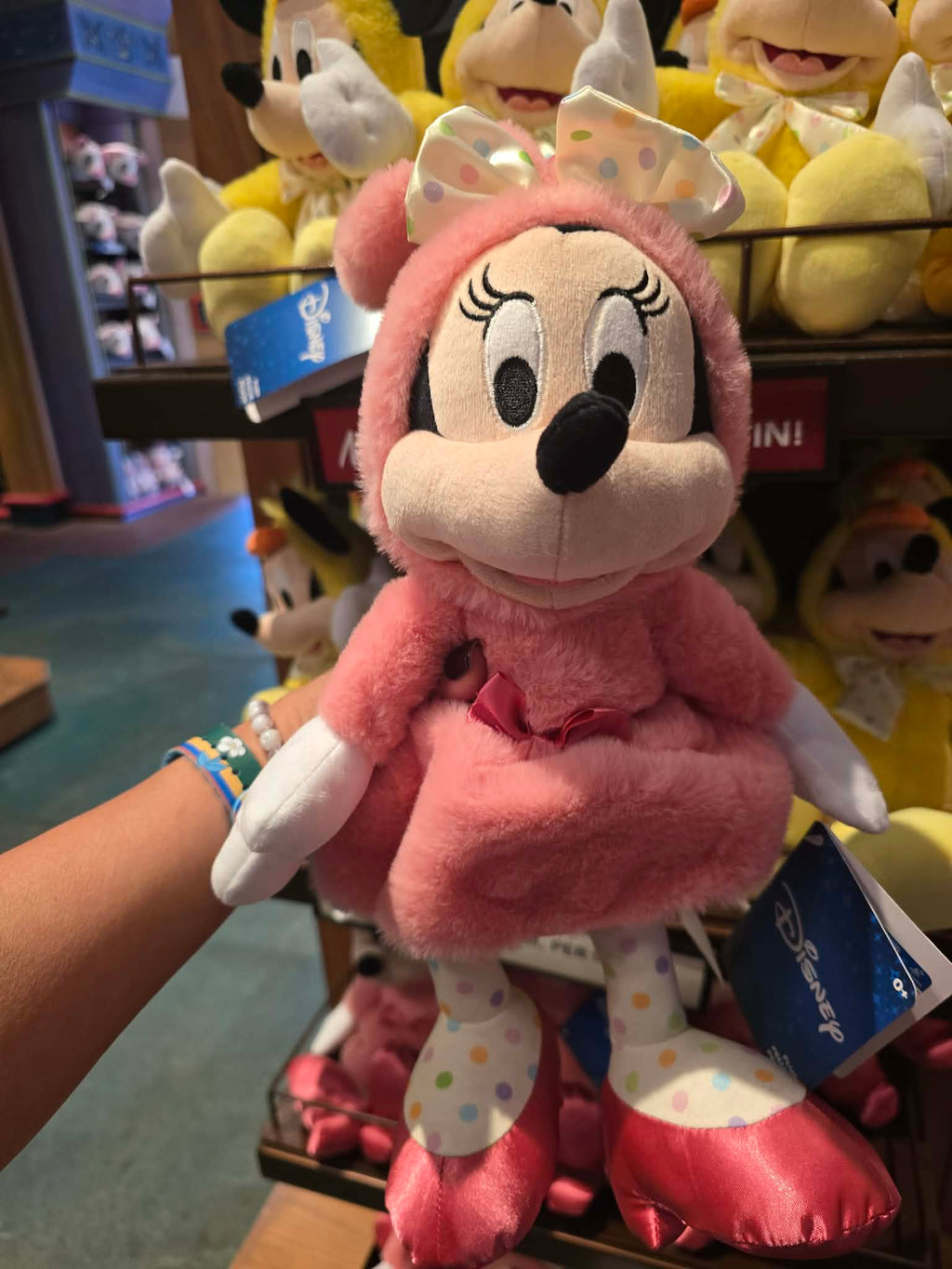 Minnie Mouse Pink Rabbit Plush