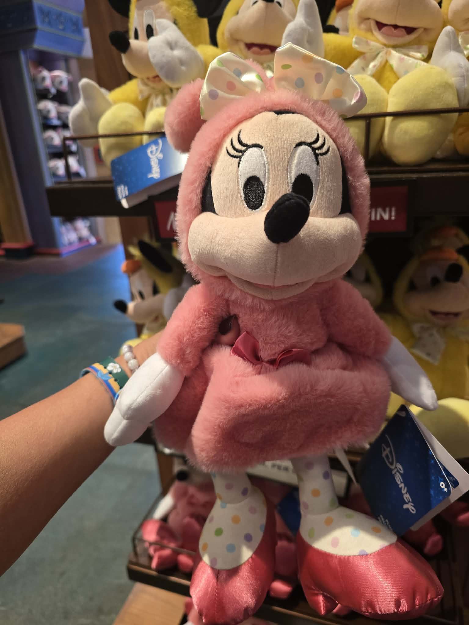 Minnie Mouse Pink Rabbit Plush