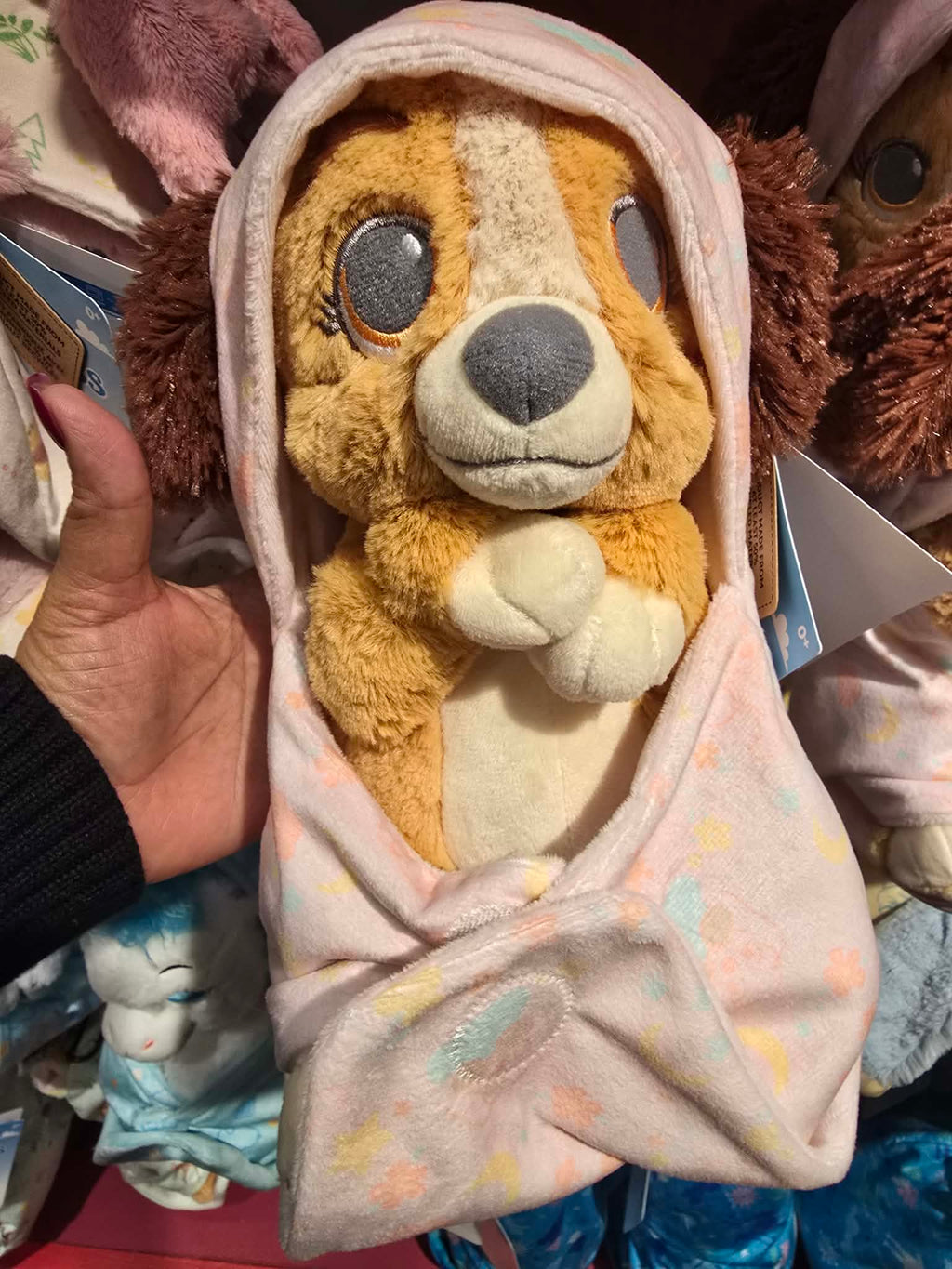 Disney Baby Lady Swaddled Plush - Lady and the Tramp