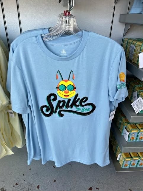 Blue Spike the Bee 2026 Epcot Flower & Garden Festival Adult T-Shirt