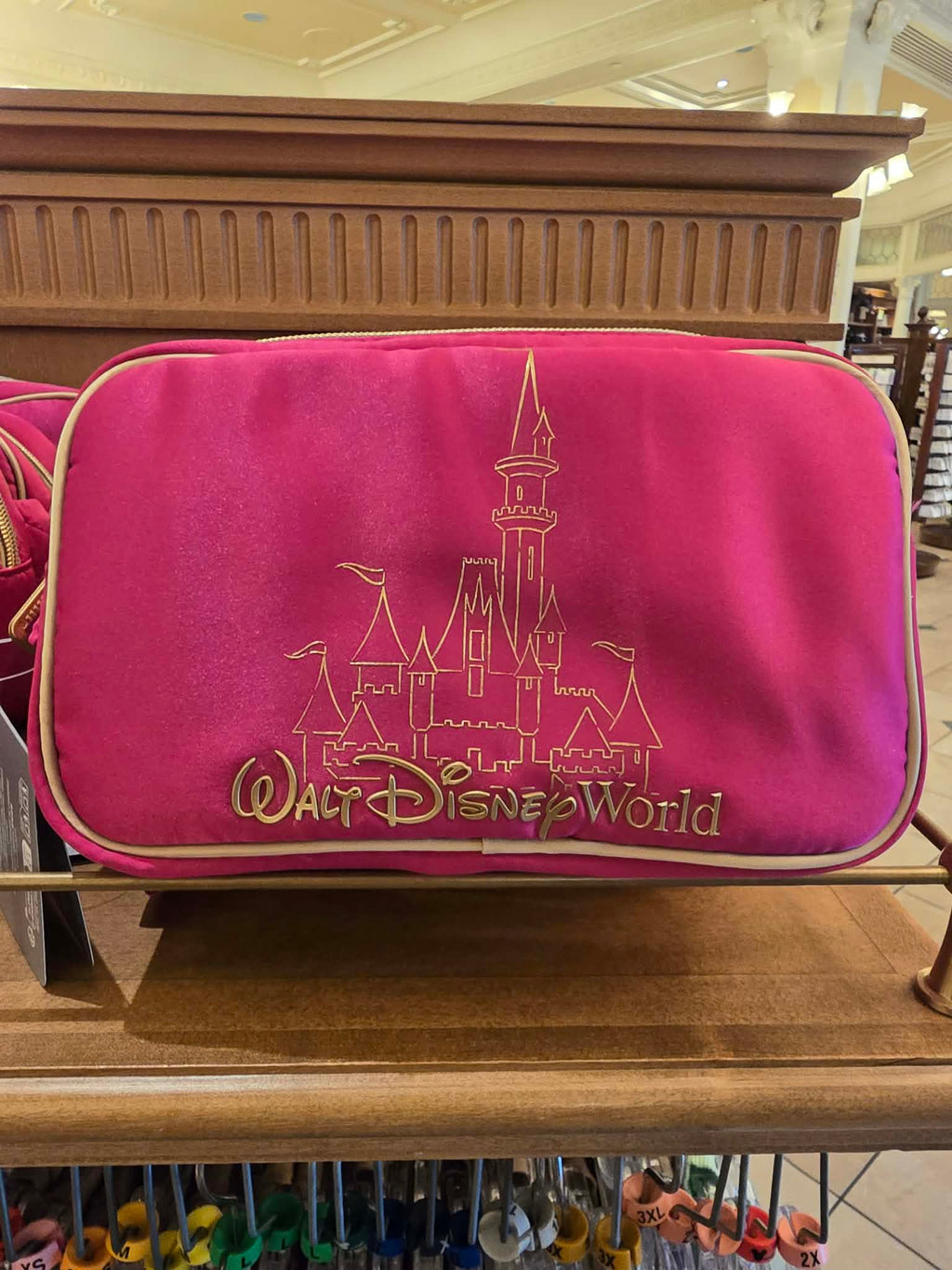 Pink & Gold Cinderella Castle Walt Disney World Fanny Pack