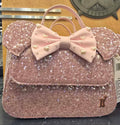 Disney Loungefly Minnie Mouse Rose Pearl Sequined Crossbody Bag