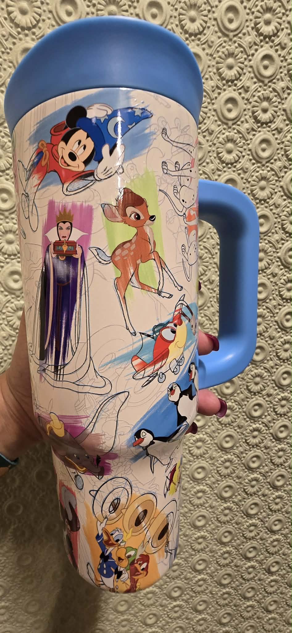 Walt Disney World Characters Metal Tumbler 40 oz.